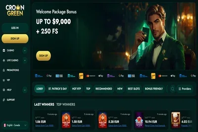 Crowngreen Casino online Canada platform overview